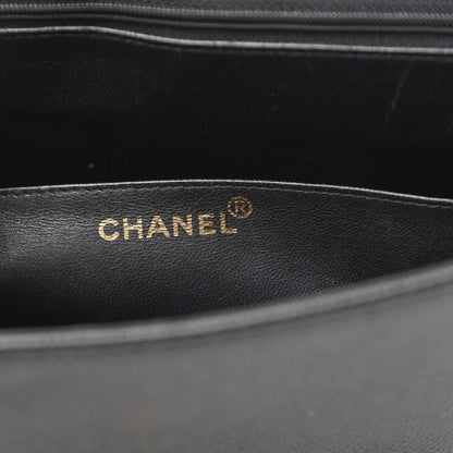 Chanel Caviar Briefcase Laptop Bag Black 6 of 15