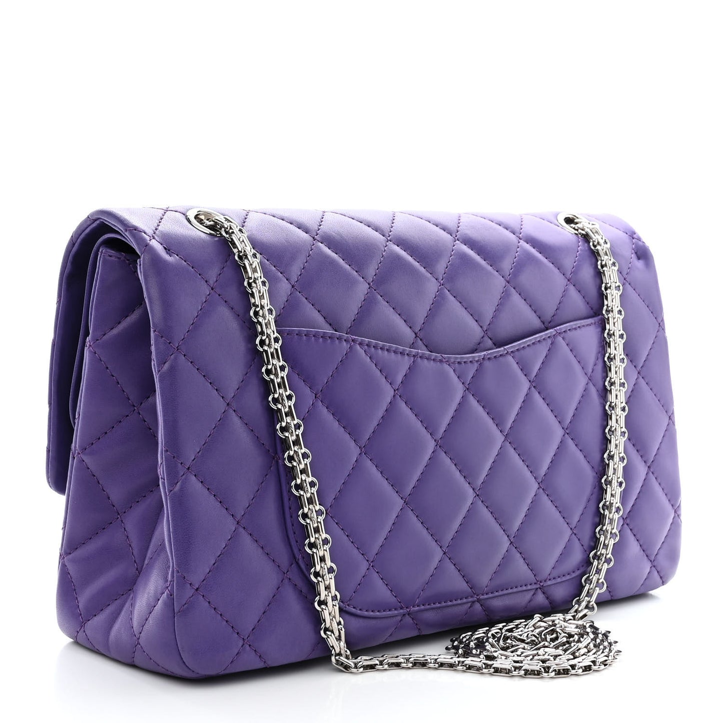 Lambskin Quilted 2.55 Reissue 226 Flap Purple