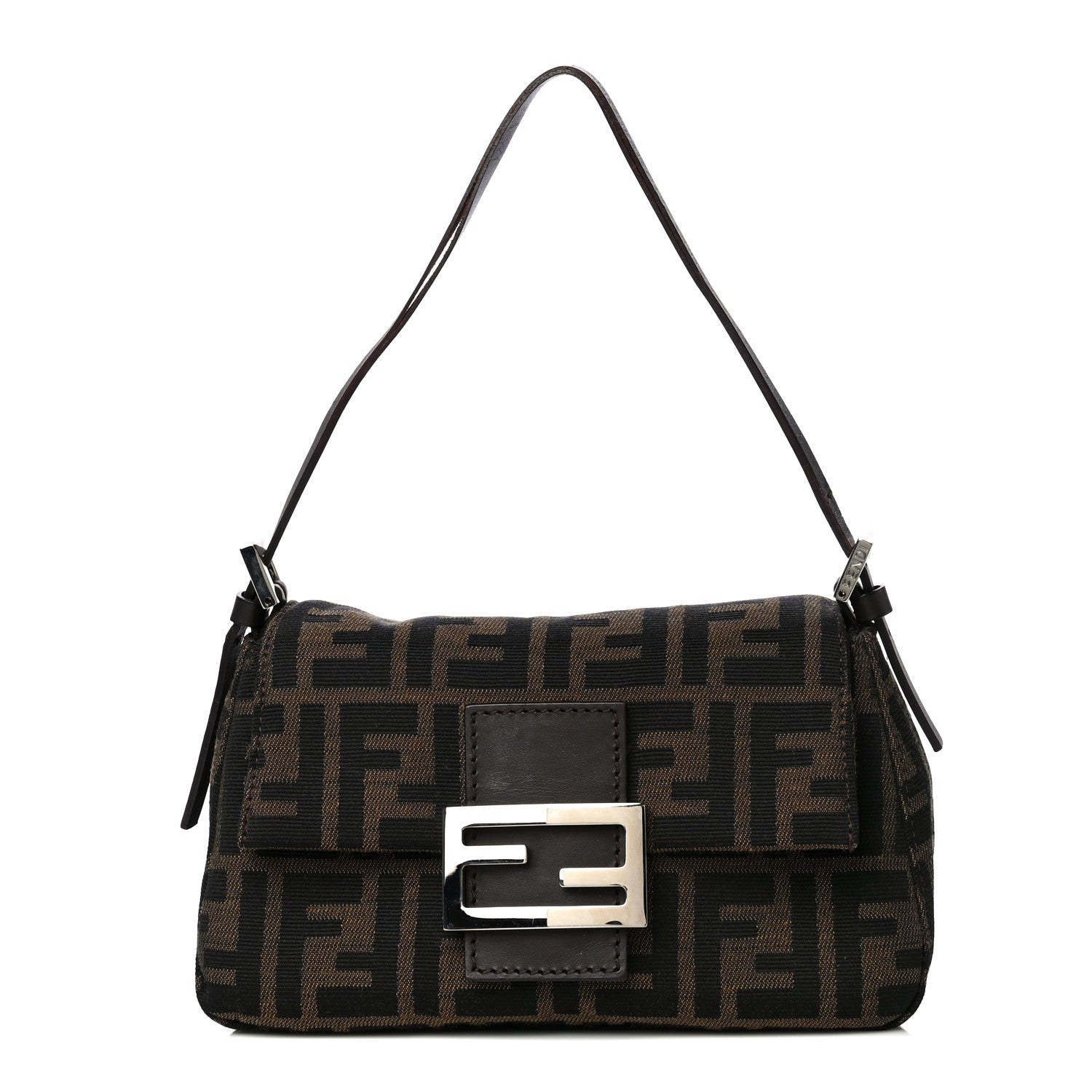 Fendi Zucca Mini Mama Baguette Tobacco 1 of 10