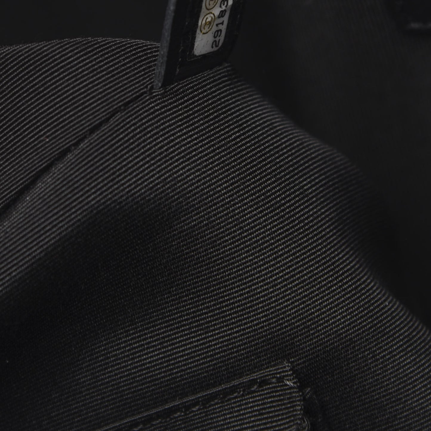Calfskin Quilted Large Classic Shopping Tote Black
