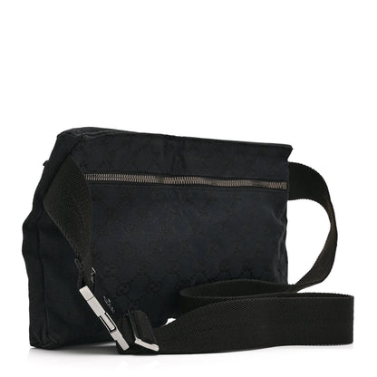 Gucci GG Monogram Double Pocket Belt Bag Black 3 of 9