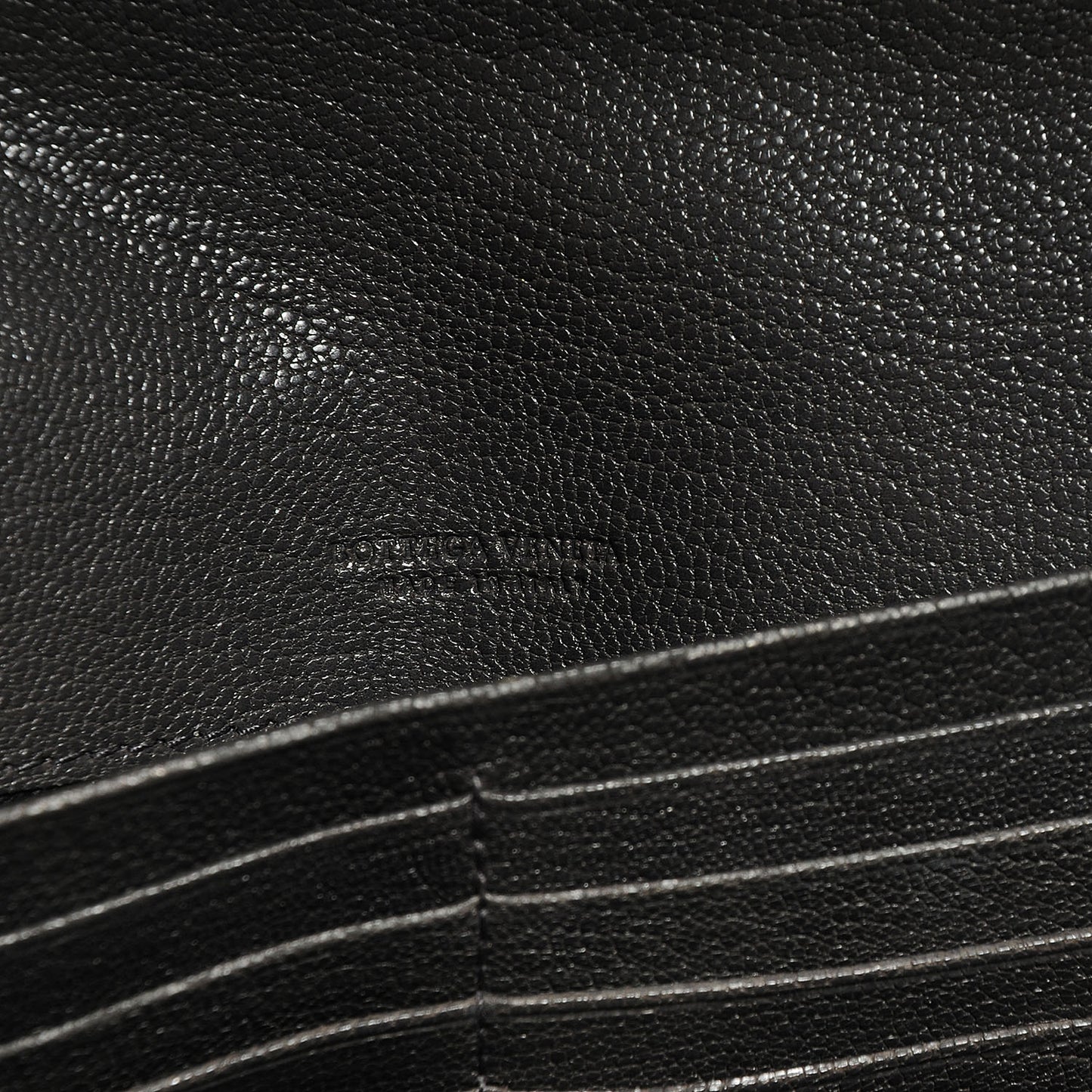 Madras Goatskin Intrecciato Bi-Color Continental Wallet New Sand Medium Grey
