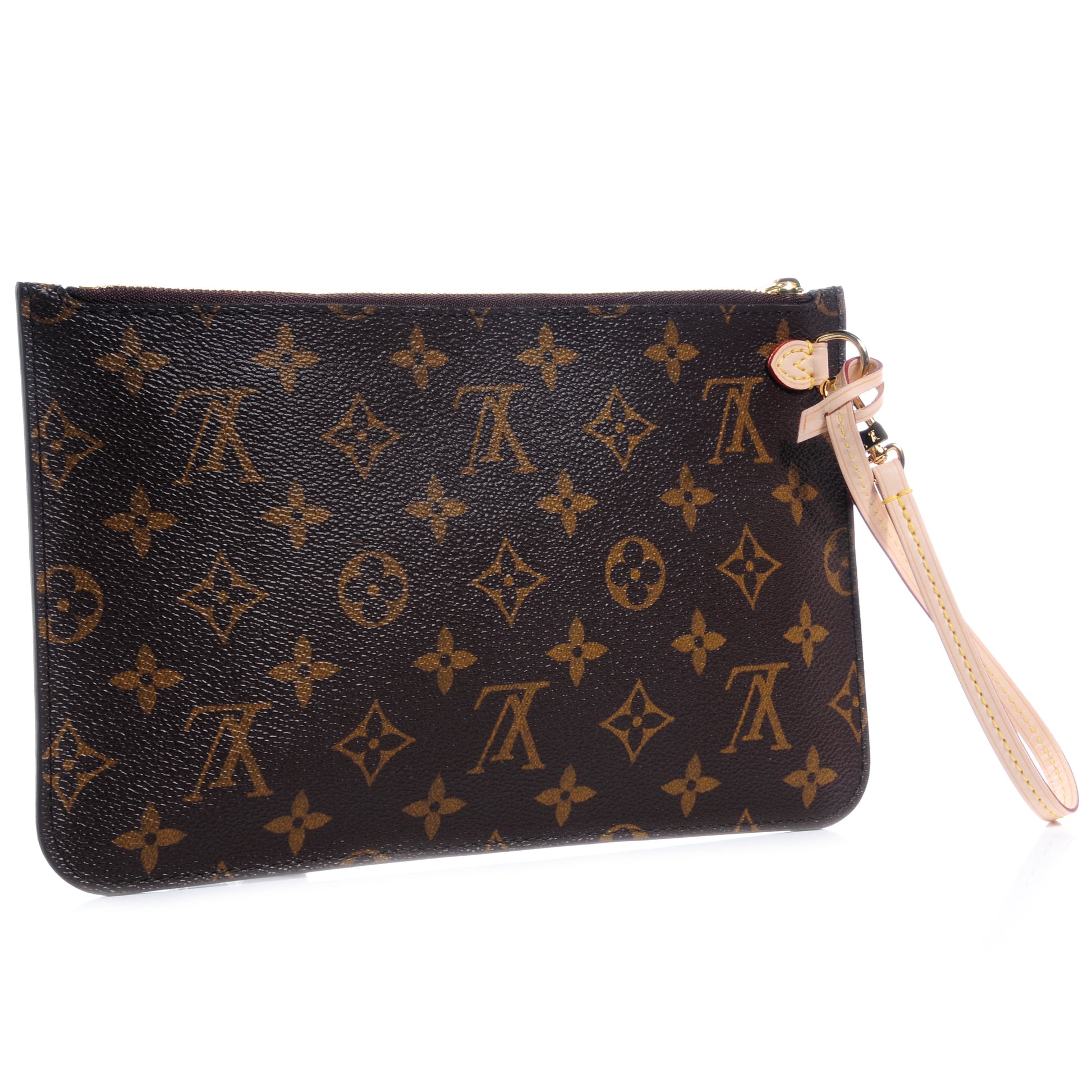 Louis Vuitton Monogram Neverfull MM GM Pochette Fuchsia 3 of 7