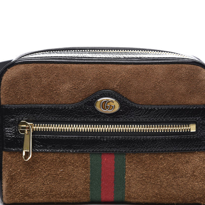 Gucci Suede Small Ophidia Belt Bag 85 34 Brown 9 of 9