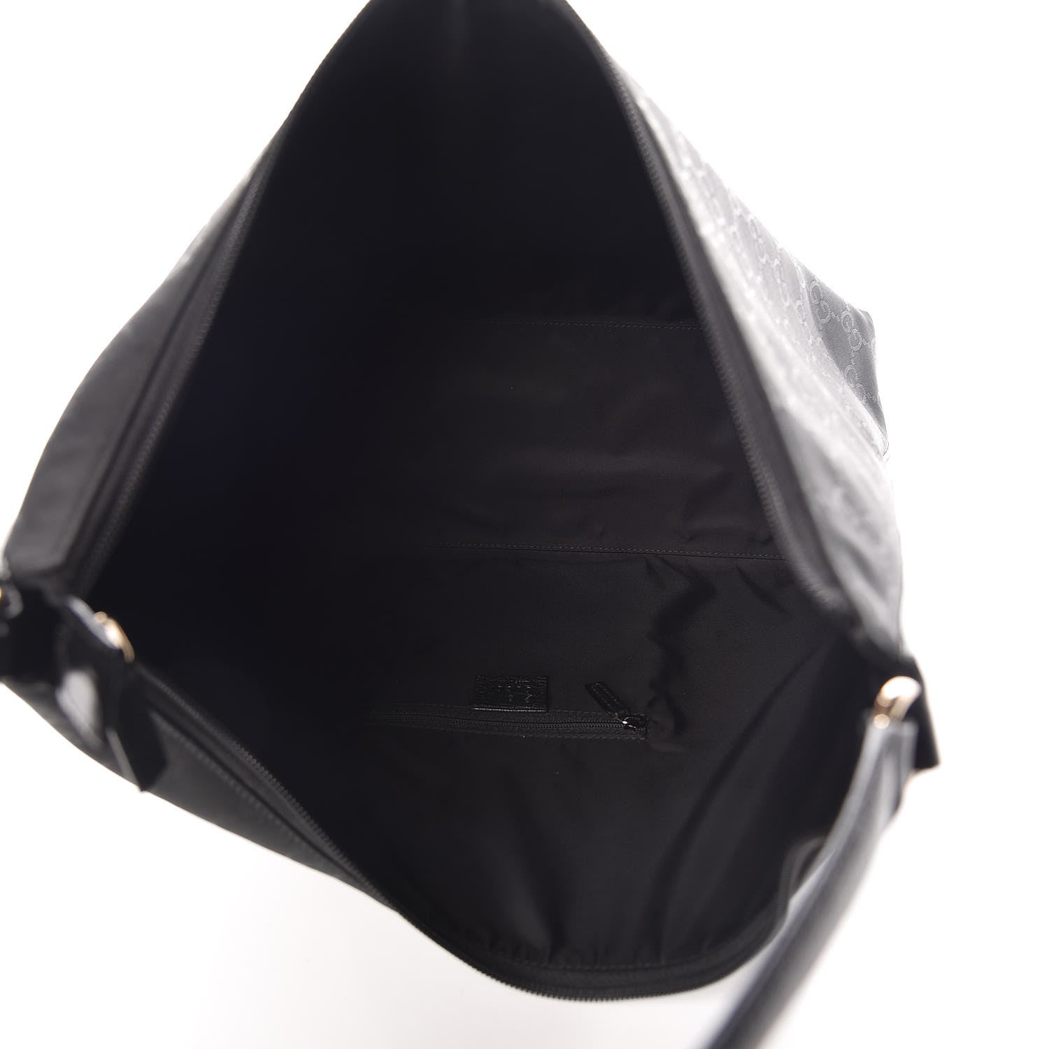 Gucci Nylon Monogram Large Hobo Black 6 of 8