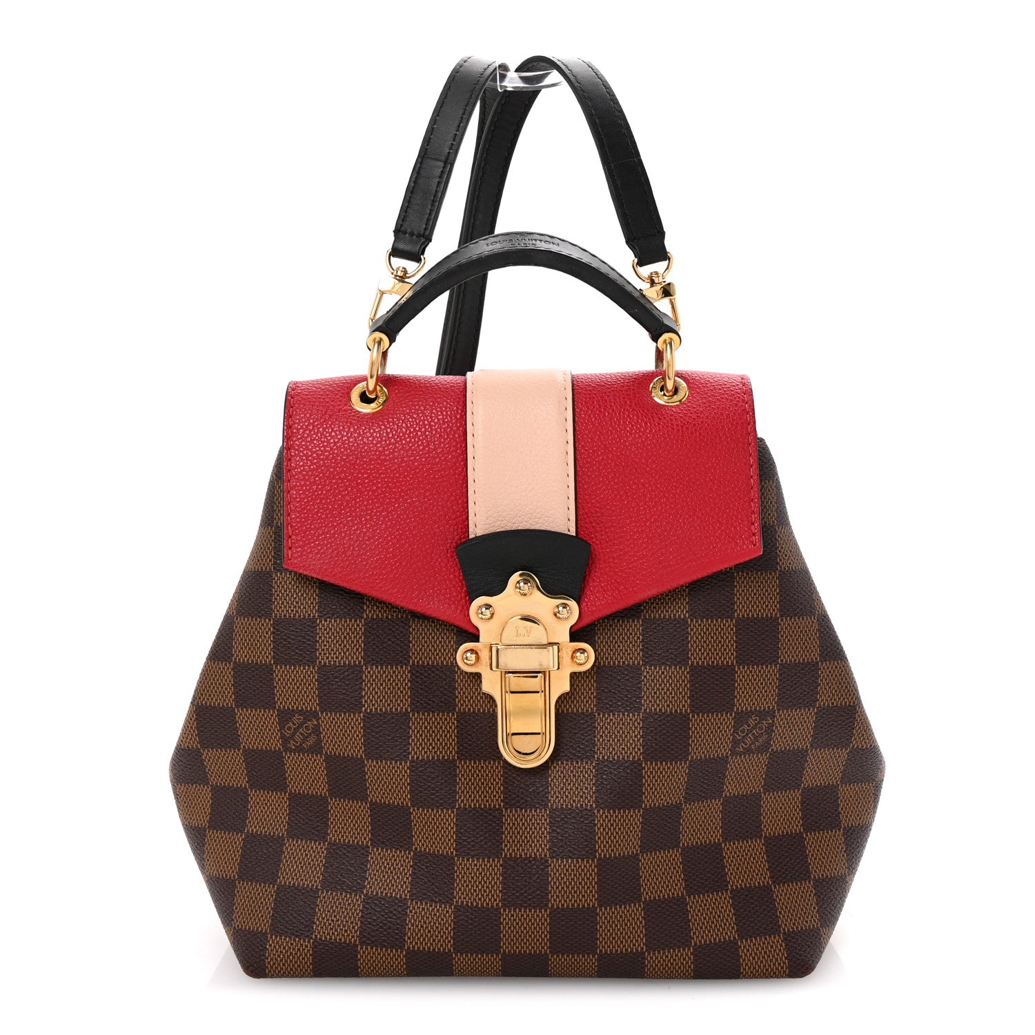 Louis Vuitton Damier Ebene Clapton Backpack Scarlet 2 of 29
