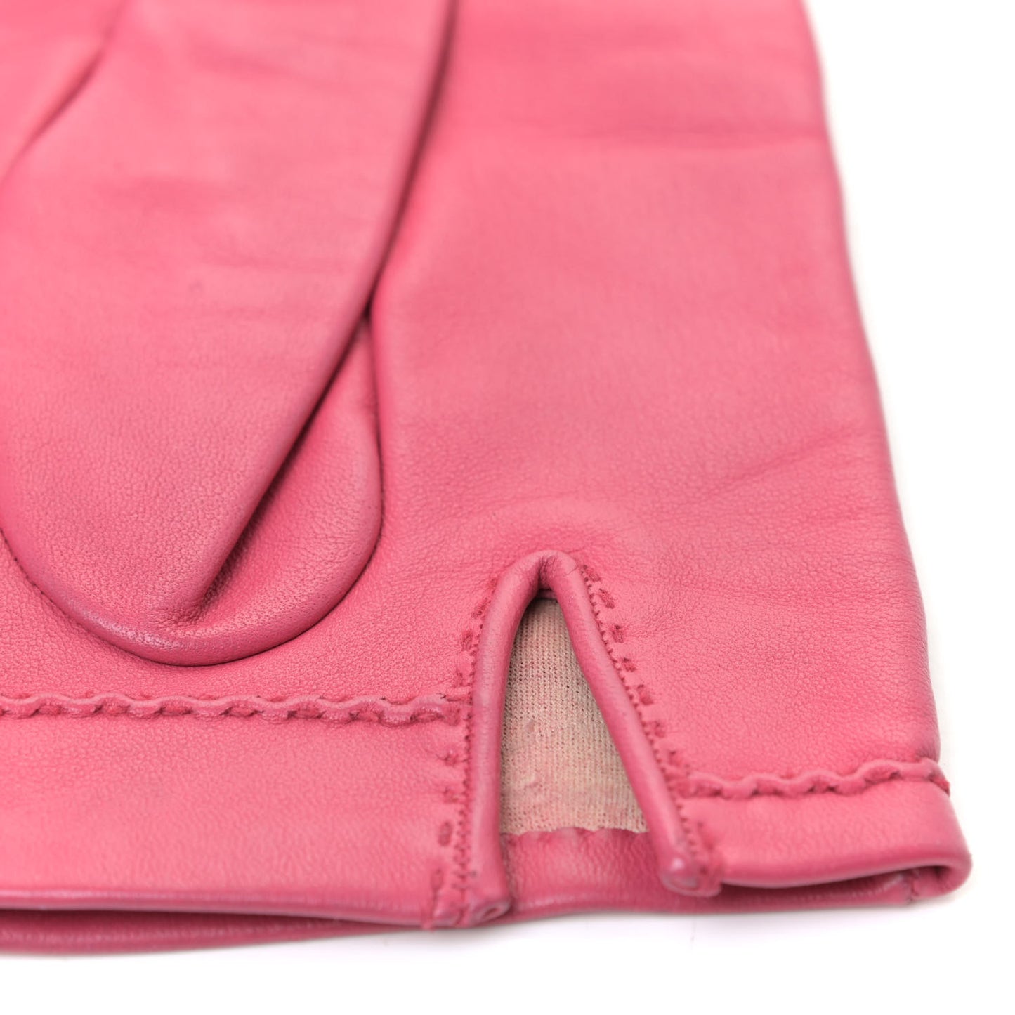 Lambskin Gloves 7 Pink