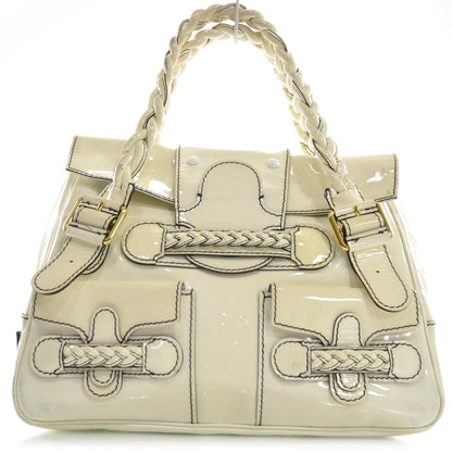 Valentino Garavani Patent Large Histoire White 1 of 8