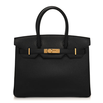 Hermes Epsom Birkin 30 Black 1 of 14