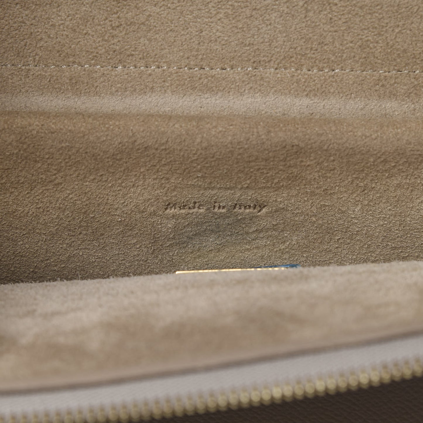 Grained Calfskin Mini Belt Bag Light Taupe