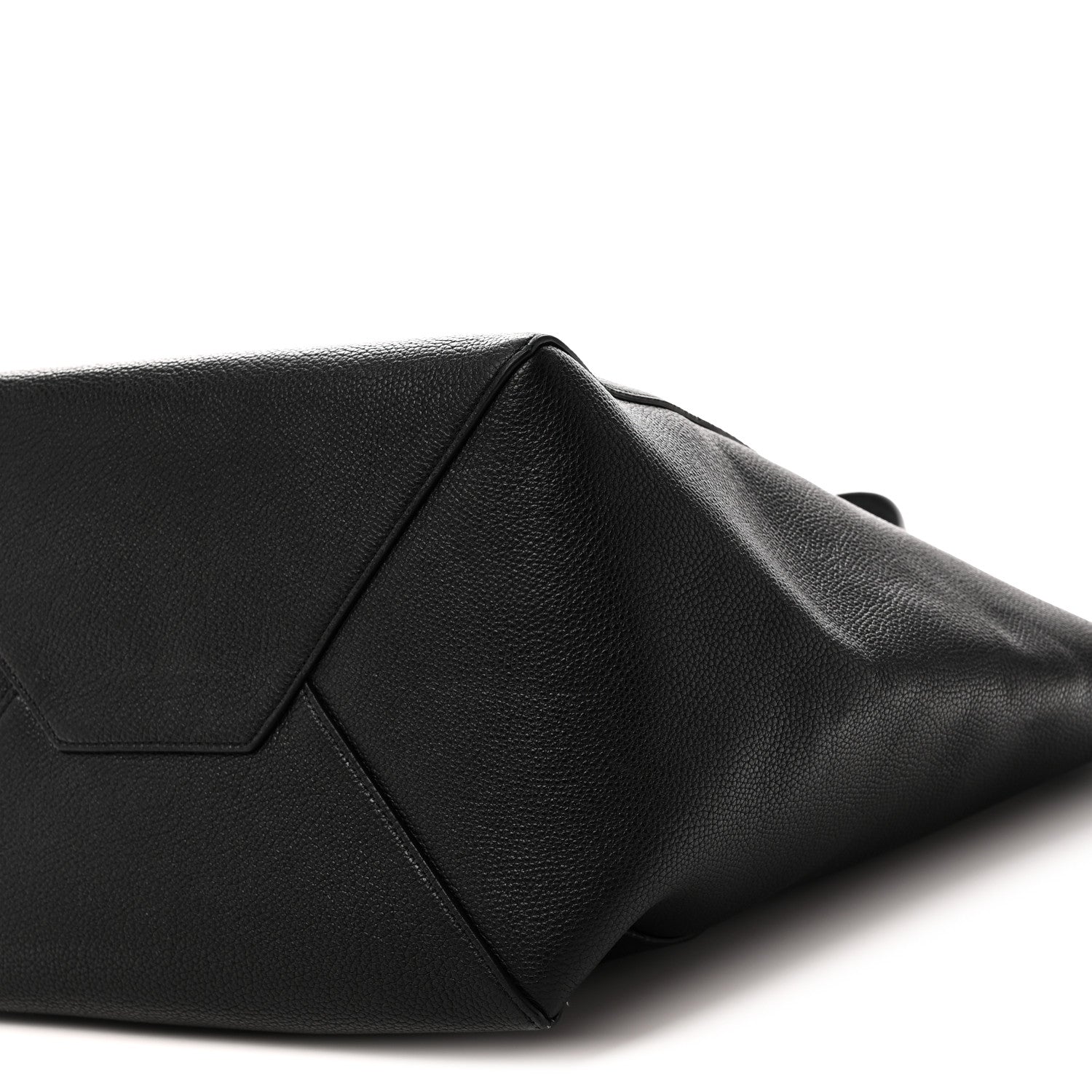Celine Soft Grained Calfskin Medium Belt Cabas Phantom Black 9 of 9