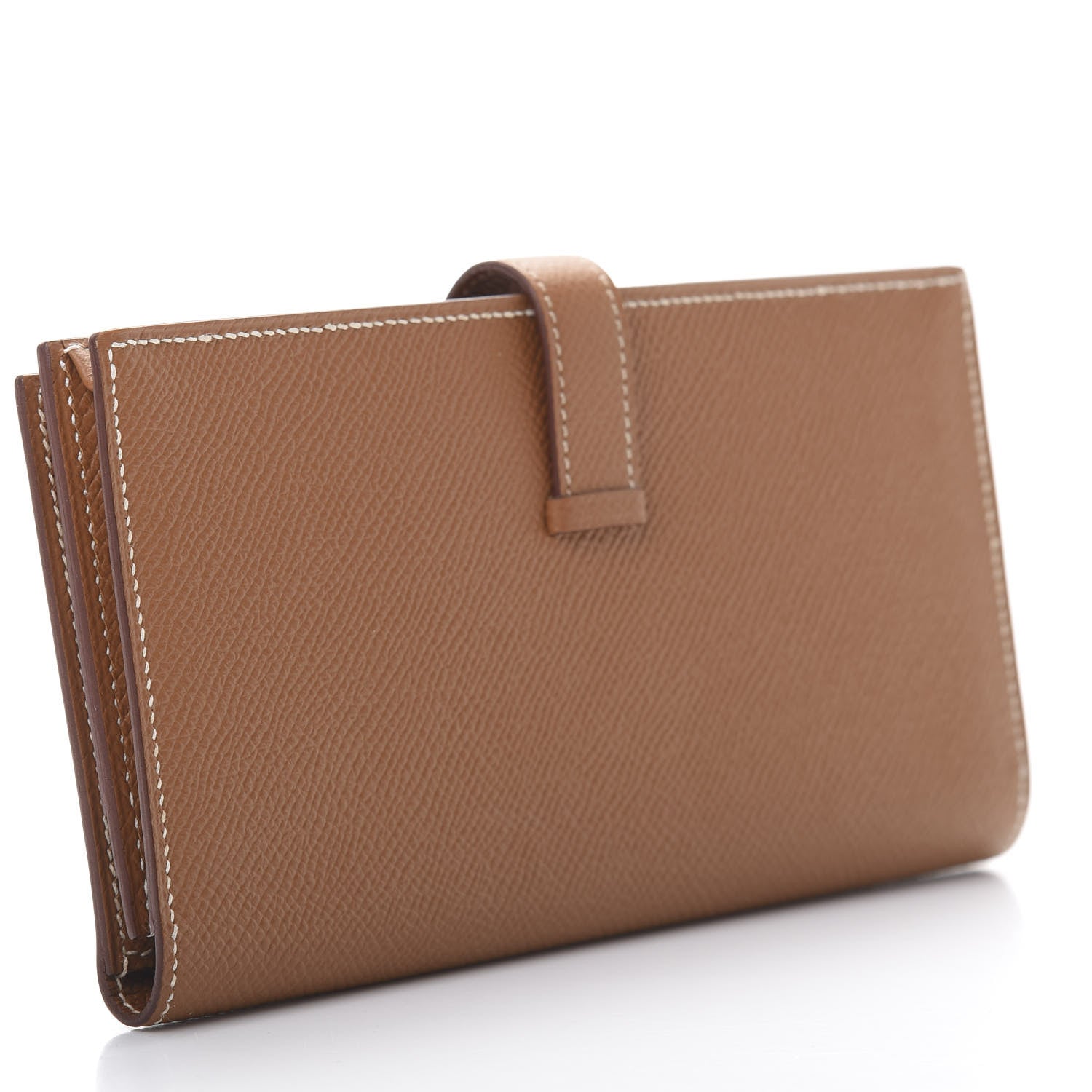 Hermes Epsom Bearn Gusset Wallet Gold 3 of 8