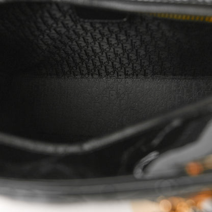 Christian Dior Patent Cannage Large Lady Dior Black 5 of 8