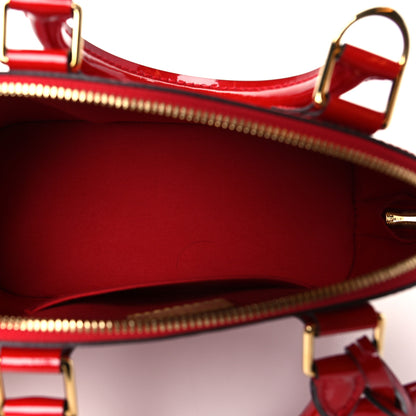Louis Vuitton Vernis Alma BB Cherry 5 of 9