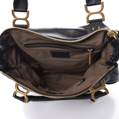 Chloe Calfskin Large Marcie Satchel Black 7 of 8