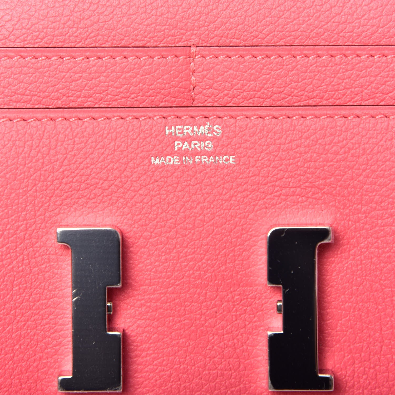 Hermes Evercolor Constance Short Wallet Rose Azalee 6 of 7