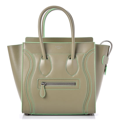 Celine Satin Calfskin Micro Debossed Luggage Light Khaki 1 of 7