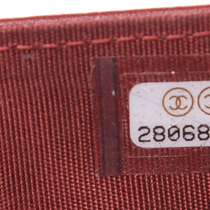 Chanel Caviar Quilted Compact Boy Wallet Red 7 of 8
