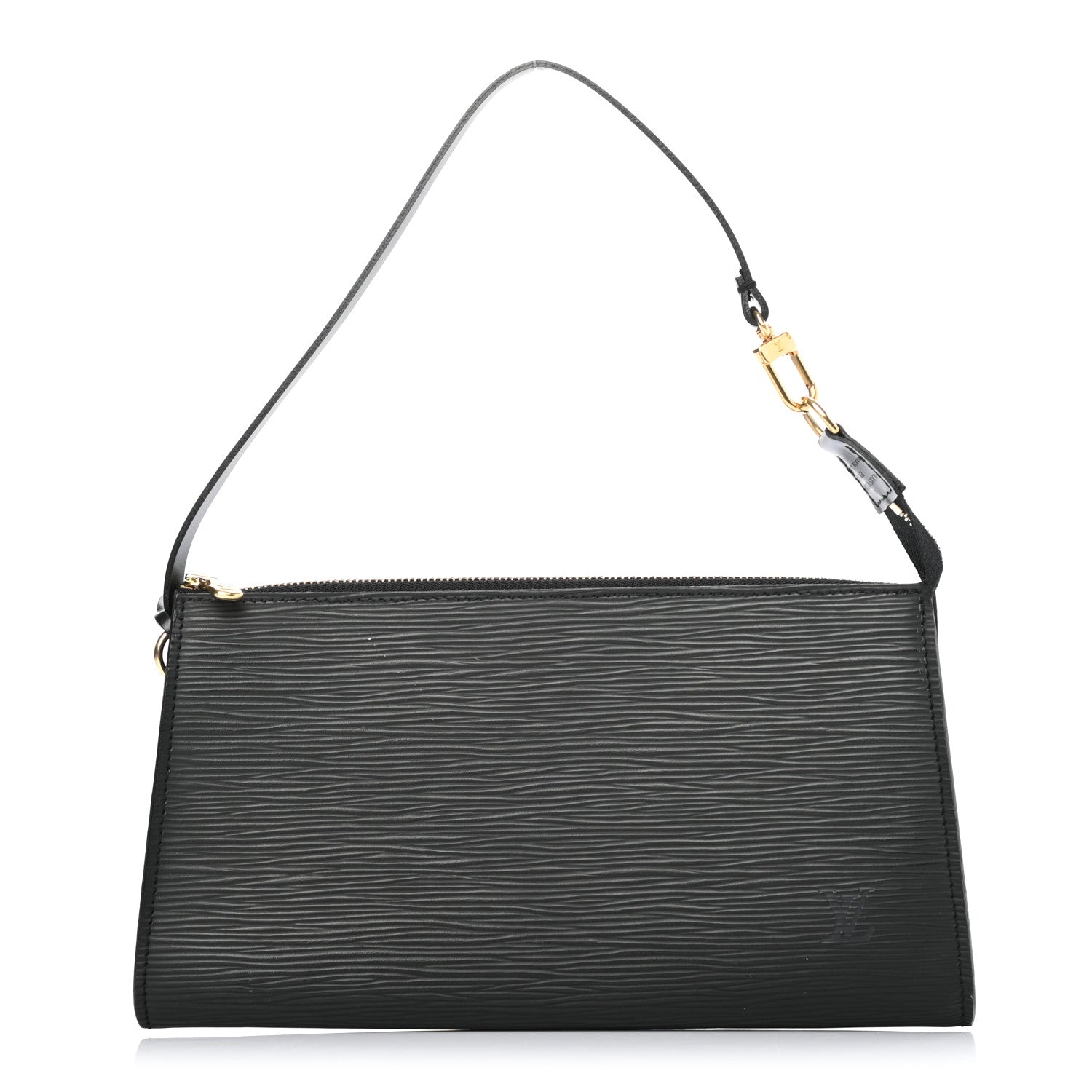 Louis Vuitton Epi Pochette Accessories 24 Black 1 of 6