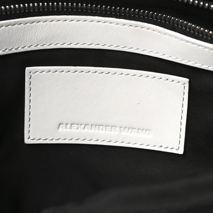 Alexander Wang Perforated Calfskin Large Sneaker Sling Black Airforce 6 of 9