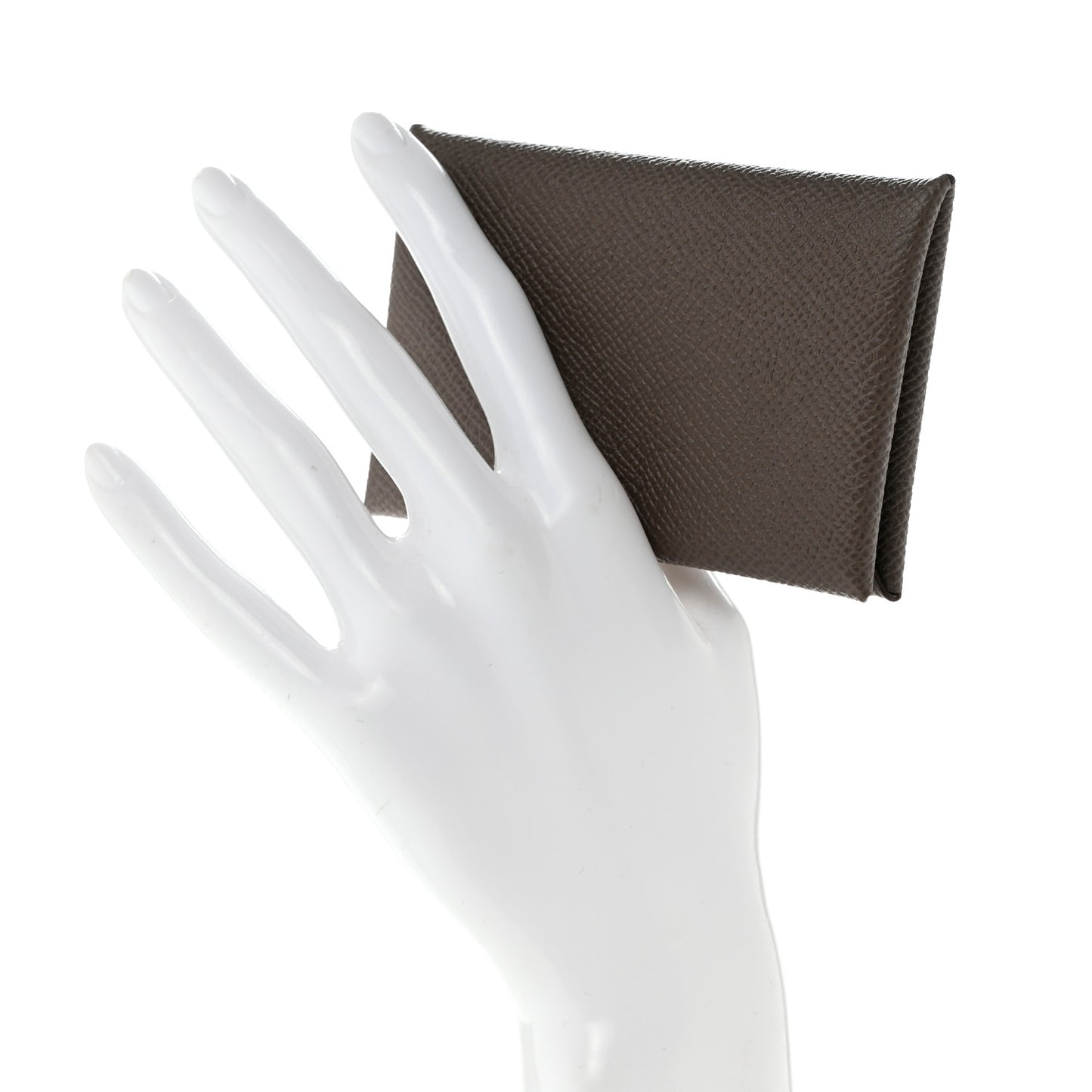 Epsom Verso Calvi Card Case Etain Vert Criquet