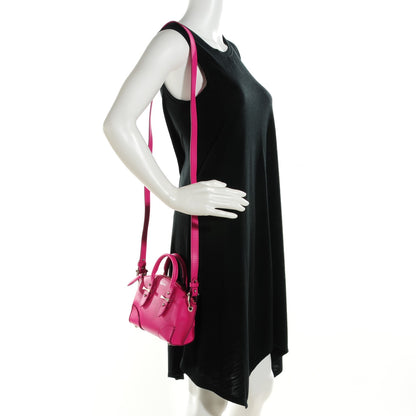 Alexander McQueen Smooth Calfskin Mini Legend Satchel Fuchsia 2 of 8