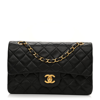 Chanel Lambskin Quilted Small Double Flap Black 1 of 12