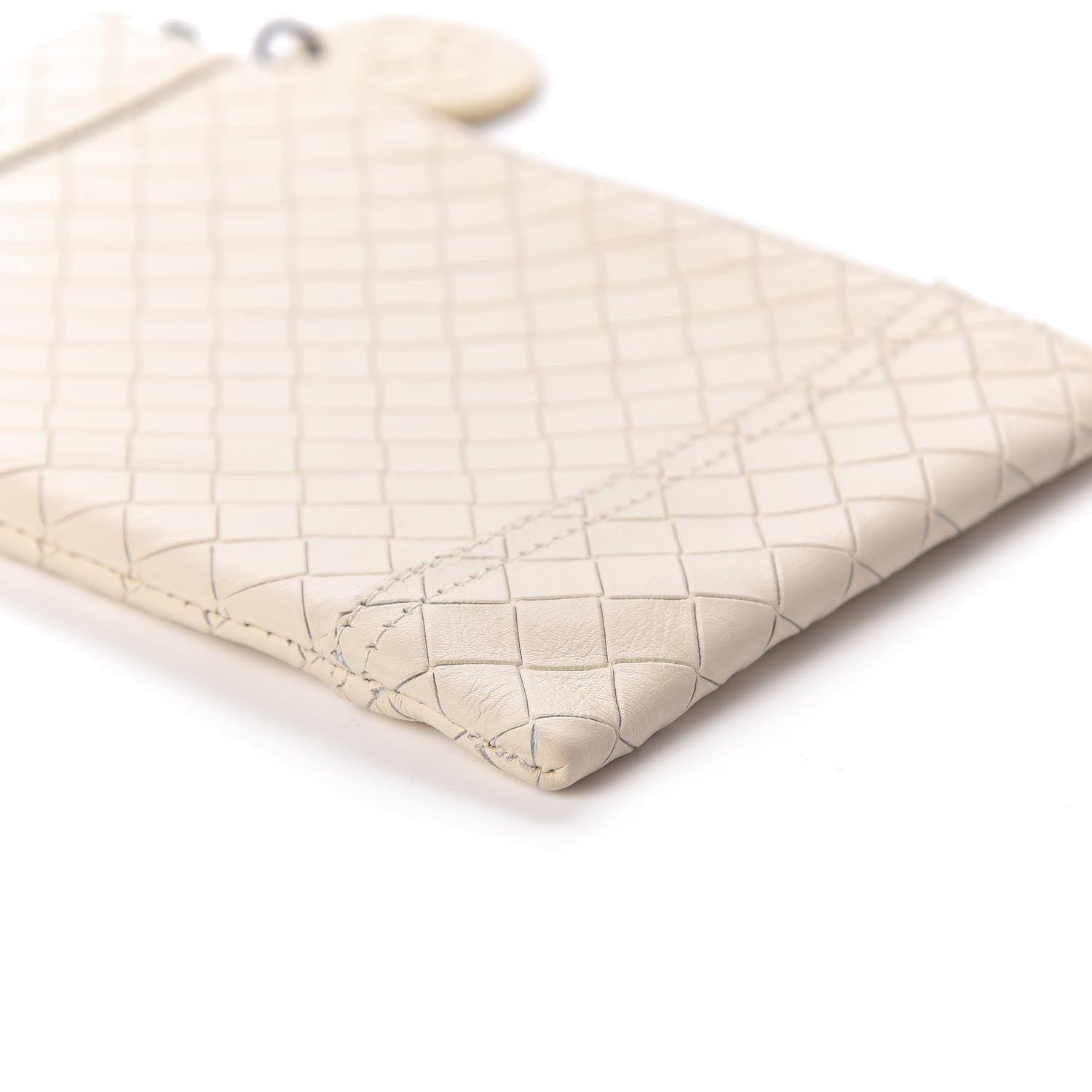 Bottega Veneta Calfskin Intrecciomirage Butterfly Cosmetic Pouch Colonial 7 of 9