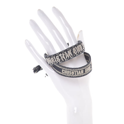 Christian Dior Woven Cotton J'Adior Friendship Bracelet Set 2 of 5
