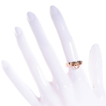 Hermes 18K Rose Gold PM Collier De Chien Ring 52 6 2 of 5