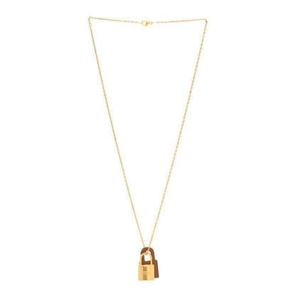 Hermes Swift Small O'Kelly Pendant Necklace Gold 3 of 8