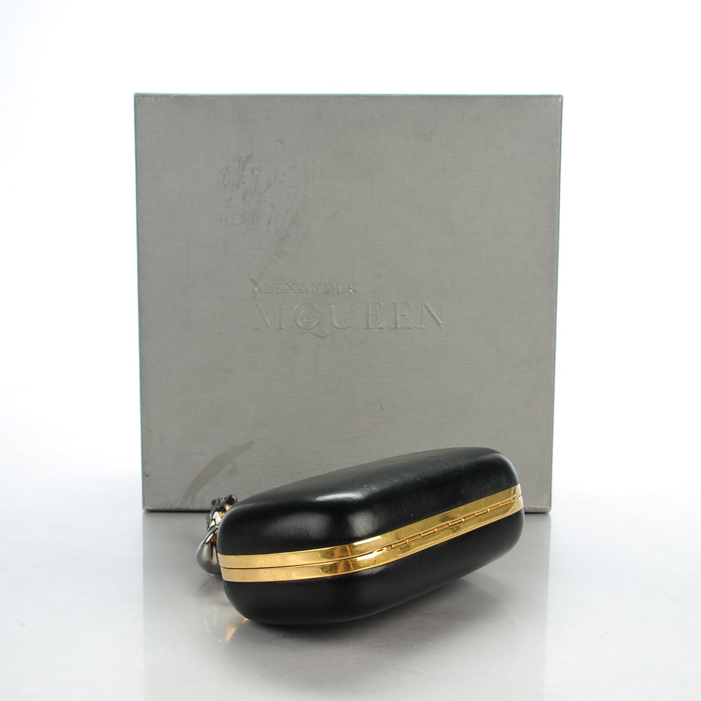 Nappa New Pantera Knuckle Duster Clutch Black