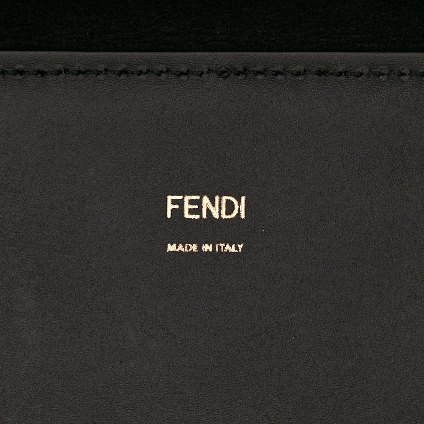 Vitello King Plexiglass Medium Fendi Sunshine Shopper Tote Black