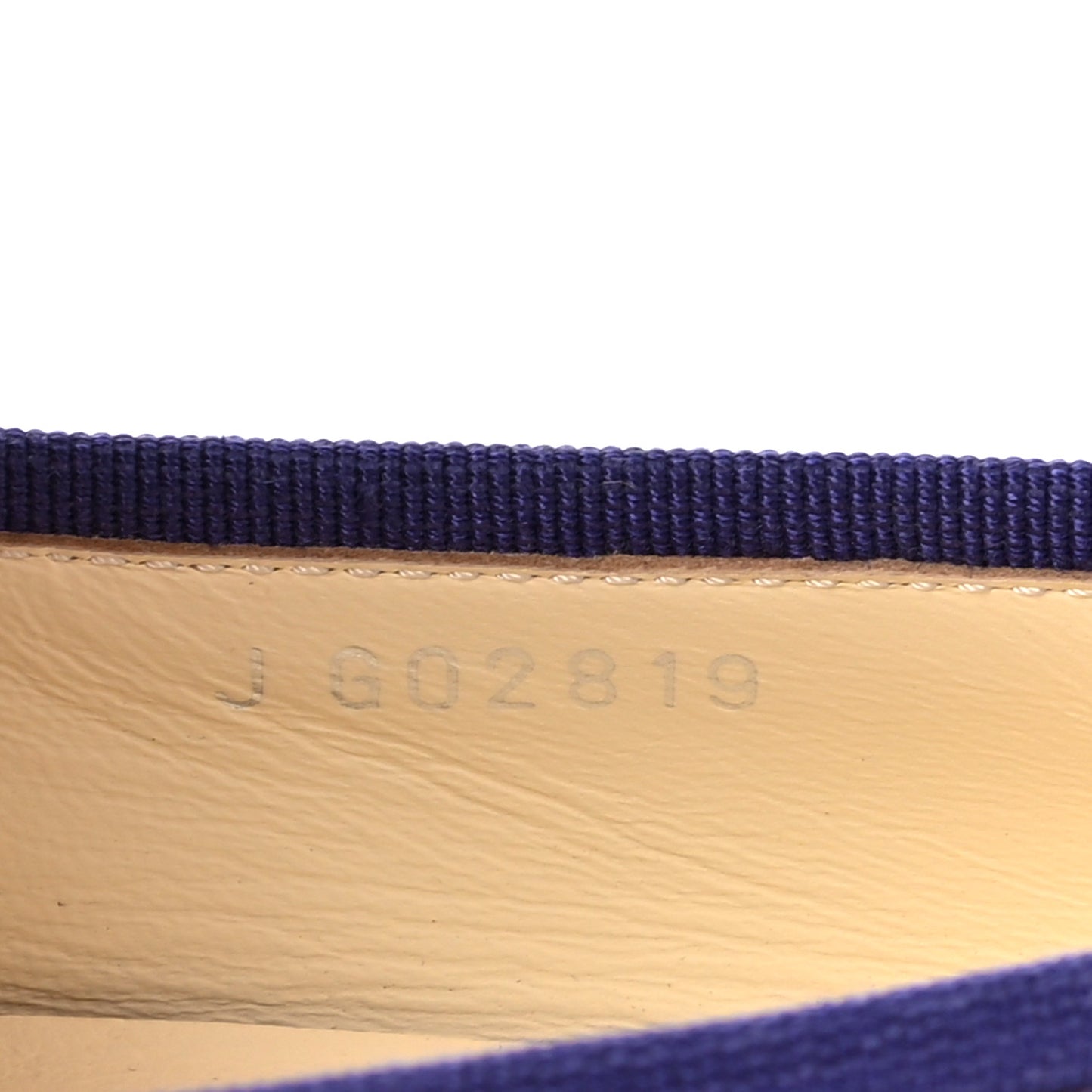 Patent Calfskin CC Cap Toe Ballerina Flats 36.5 Purple
