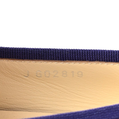 Chanel Patent Calfskin CC Cap Toe Ballerina Flats 36.5 Purple 8 of 11