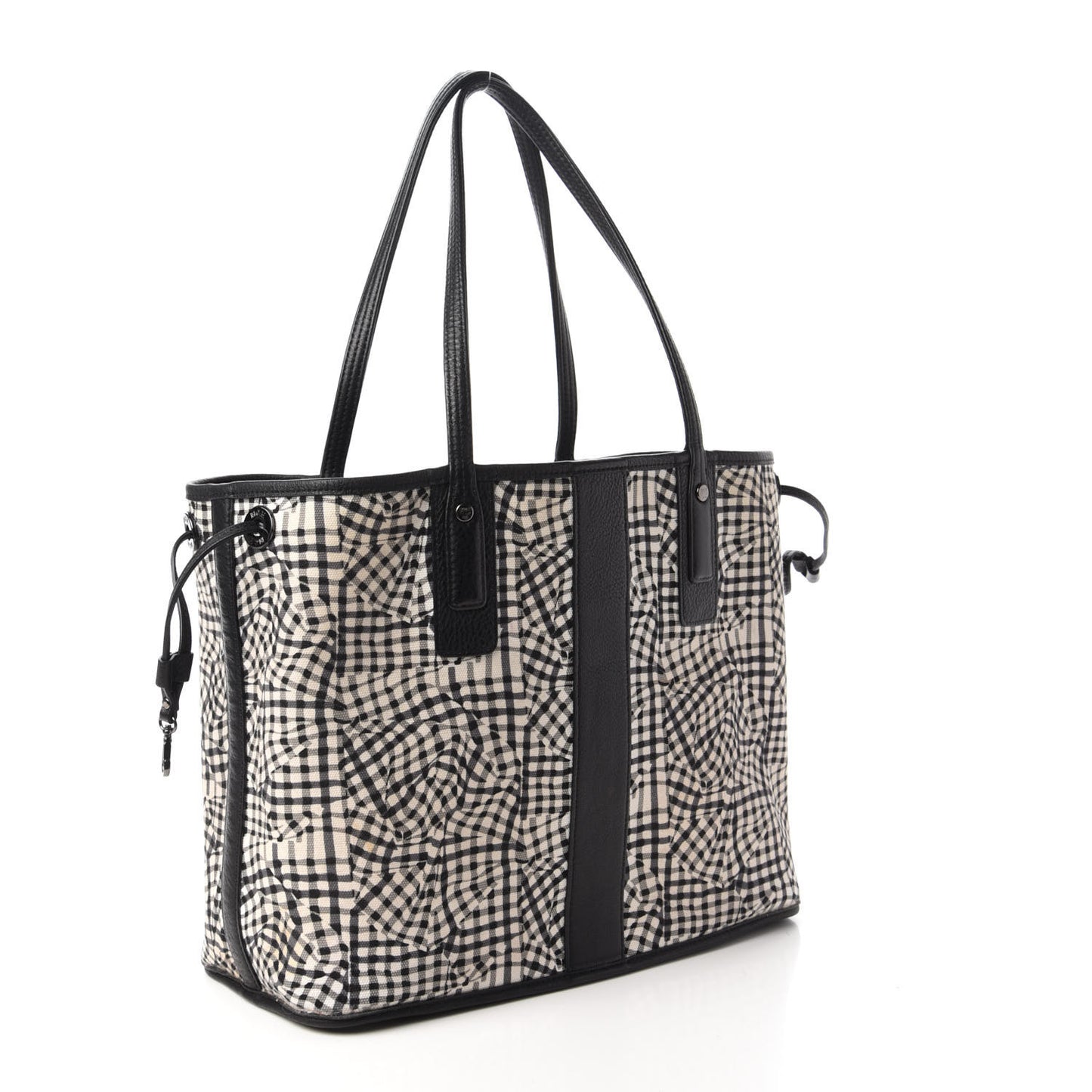 Visetos Medium Liz Reversible Shopper Tote Black