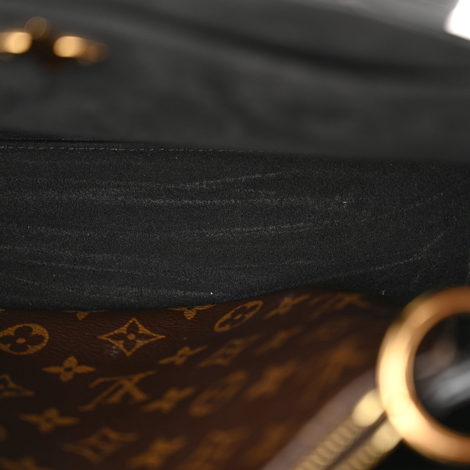 Louis Vuitton Monogram Flower Tote Black 11 of 14