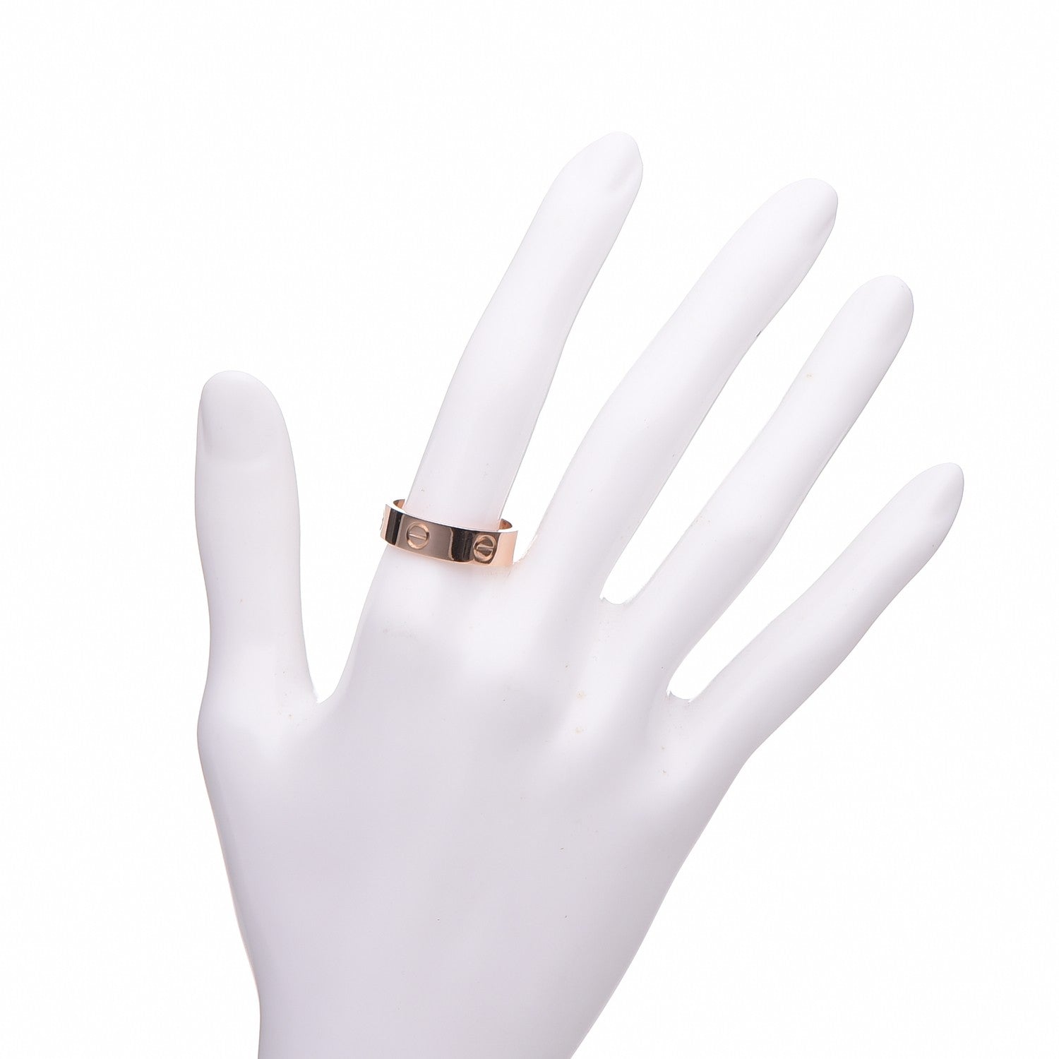 Cartier 18K Pink Gold 5.5mm LOVE Ring 58 8.25 2 of 5