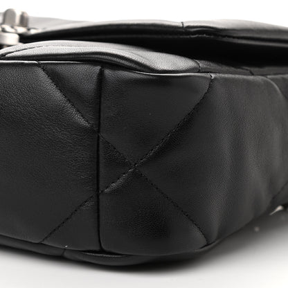 Chanel Lambskin Quilted Medium Chanel 19 Flap Black 9 of 11