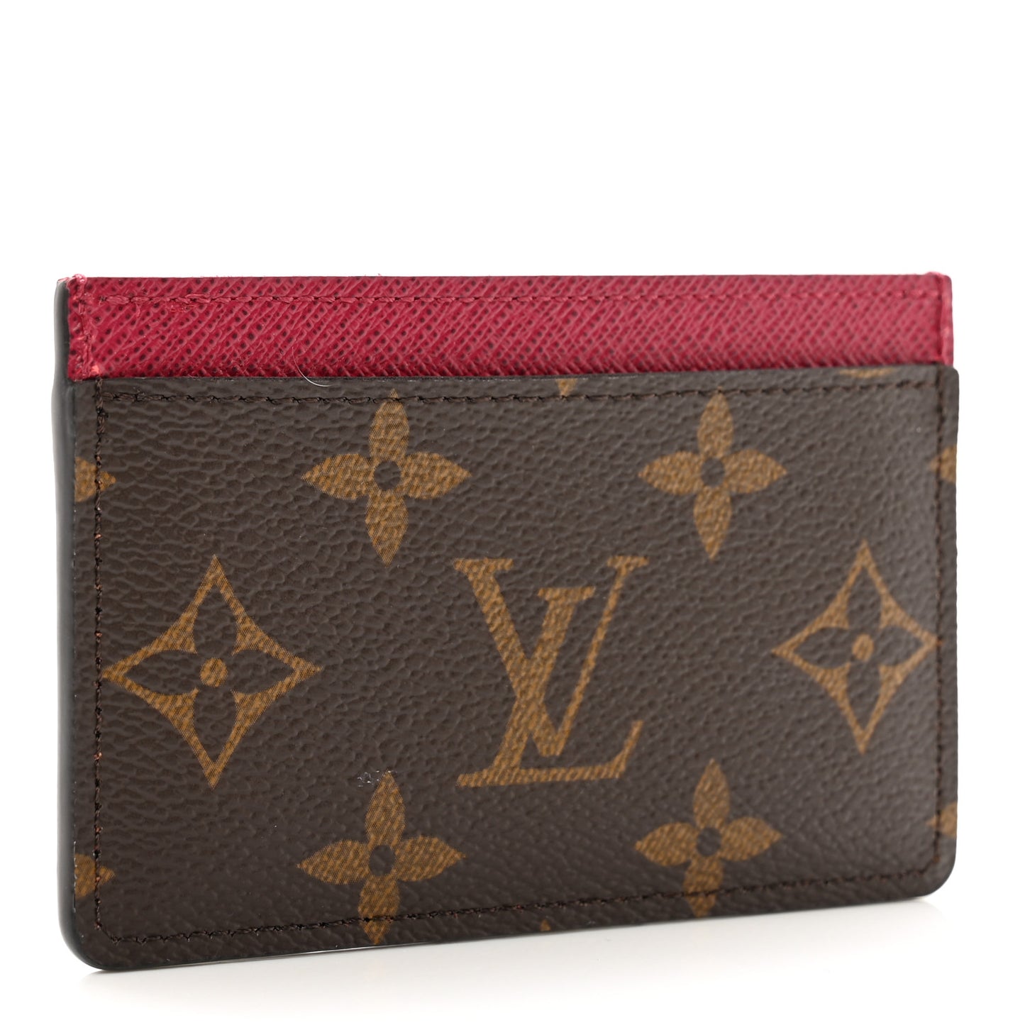 Monogram Card Holder Fuchsia