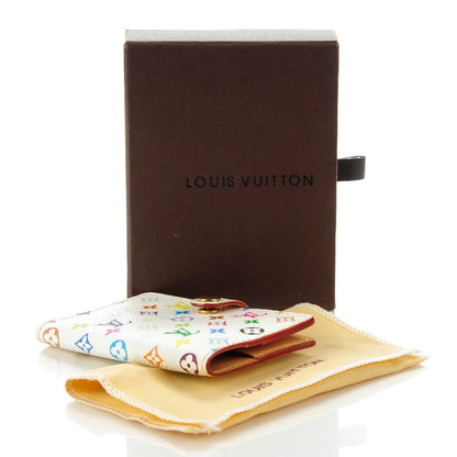 Louis Vuitton Monogram Multicolor Carnet de Bal Mini Agenda Cover White 4 of 7