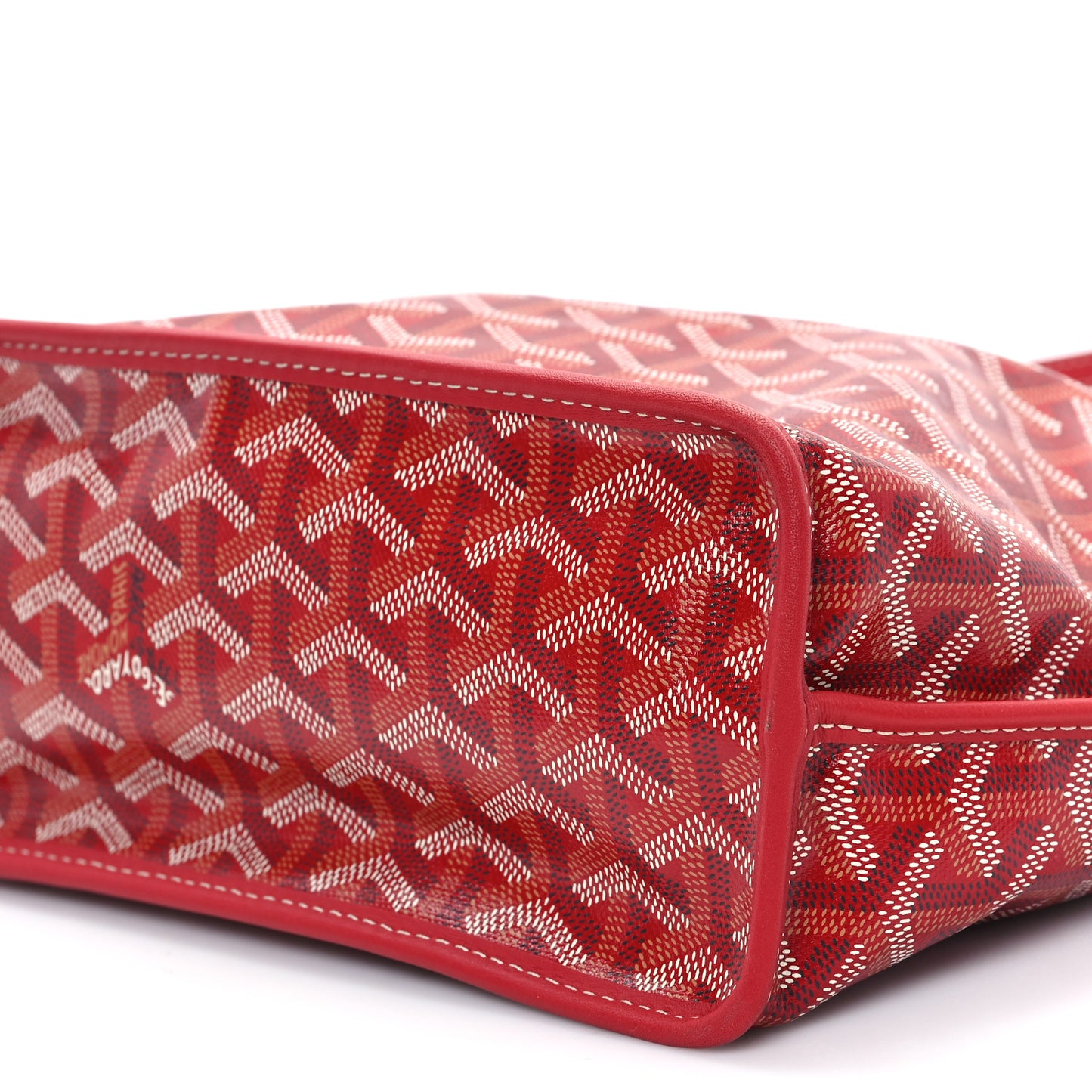 Goyardine Reversible Mini Anjou Red