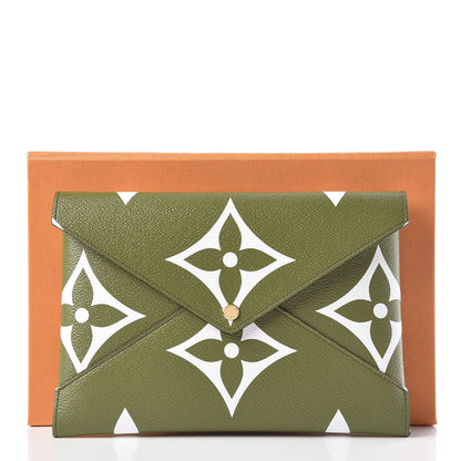 Louis Vuitton Monogram Giant Large Kirigami Pochette Kaki 7 of 7