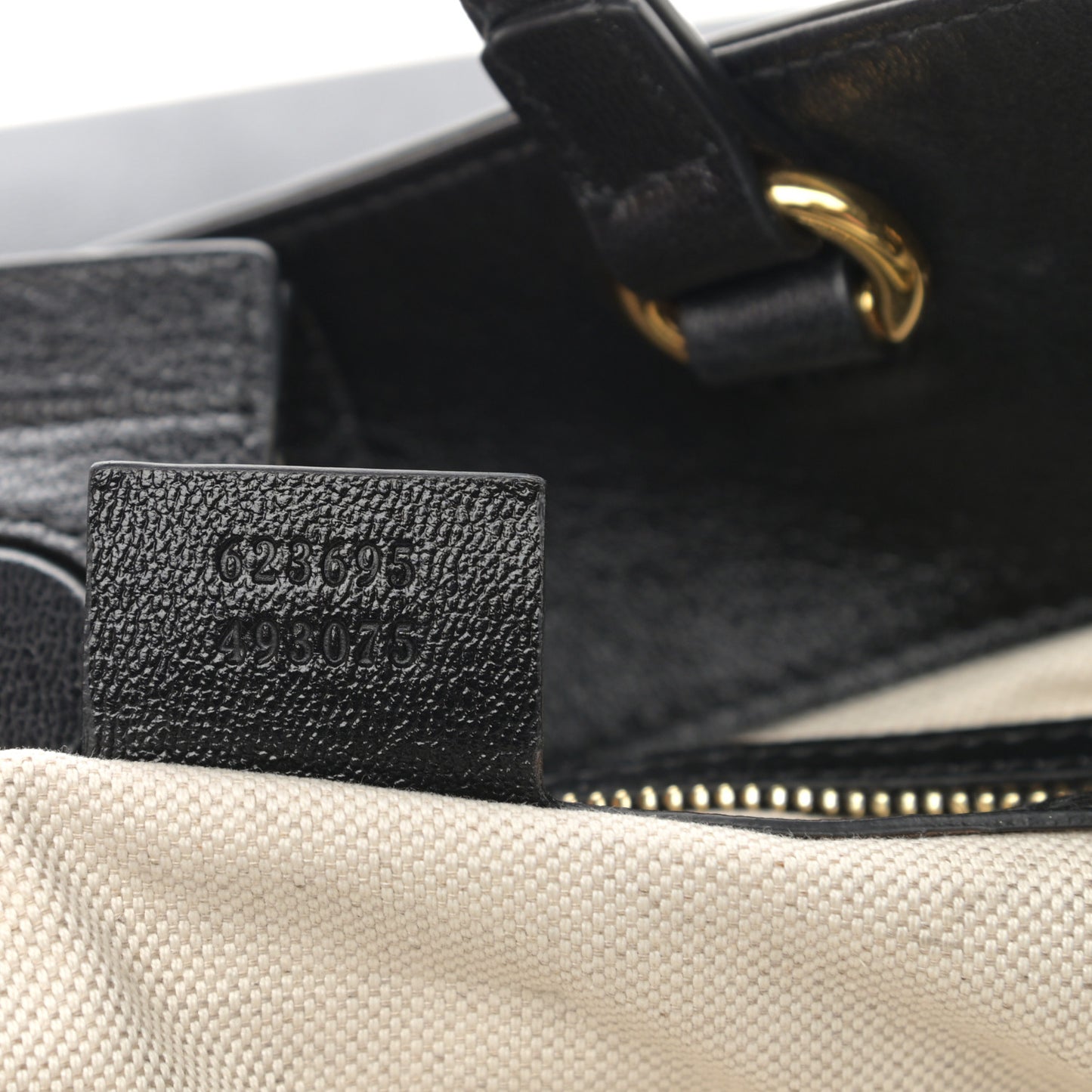 Calfskin Large Horsebit 1955 Tote Bag Black
