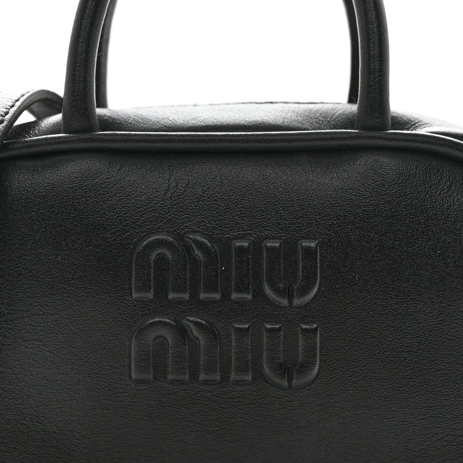 Miu Miu Nappa Micro Bag Black 7 of 9
