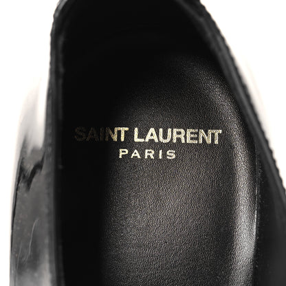 Saint Laurent Patent Baltimora Lace Up Derby Shoes 40 Black 8 of 8