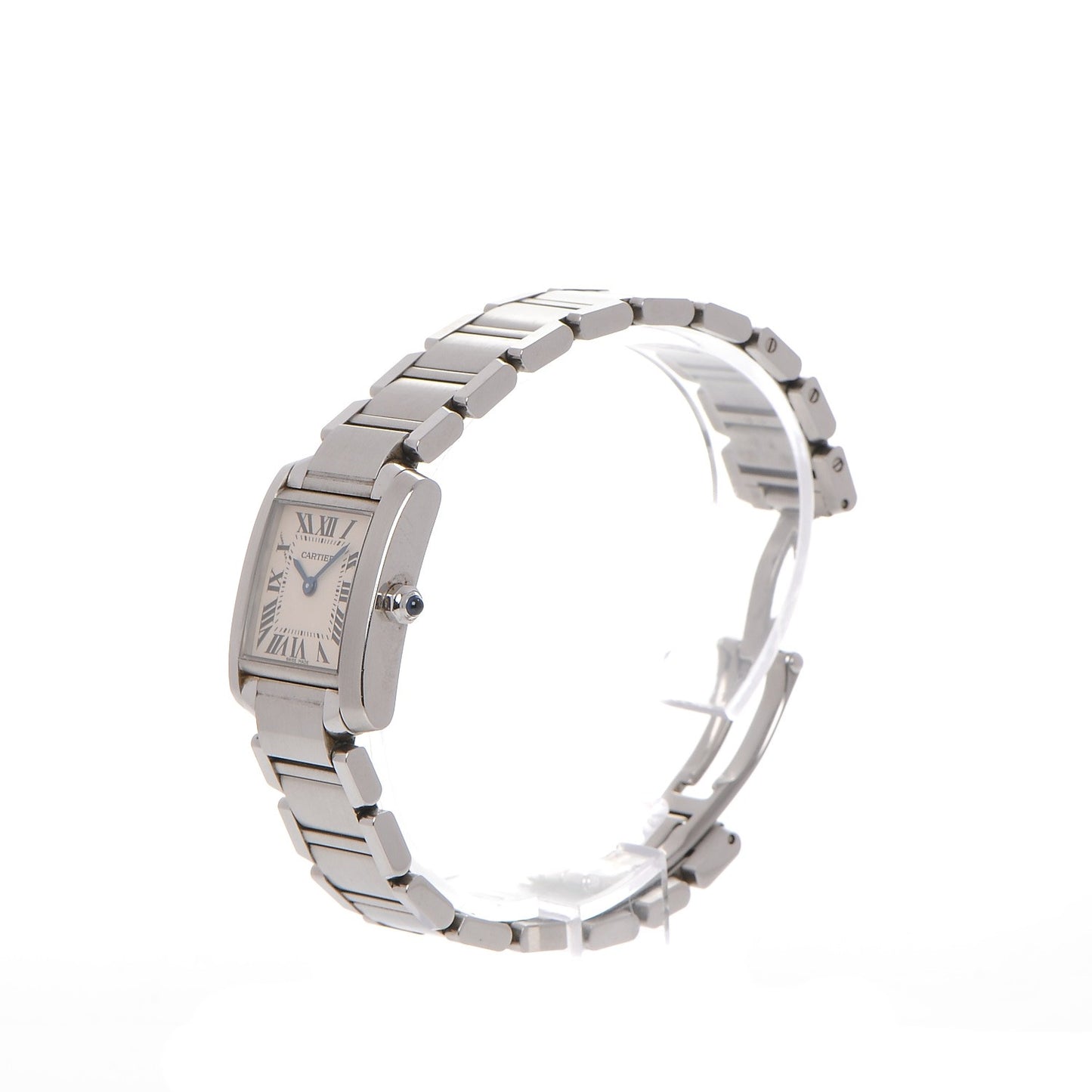Stainless Steel 20mm Tank Francaise Quartz Watch
