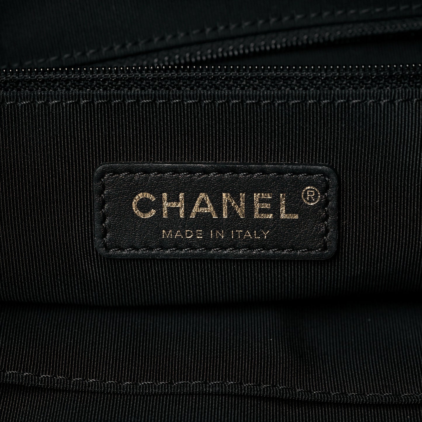 Caviar Quilted Weekender Bag Black