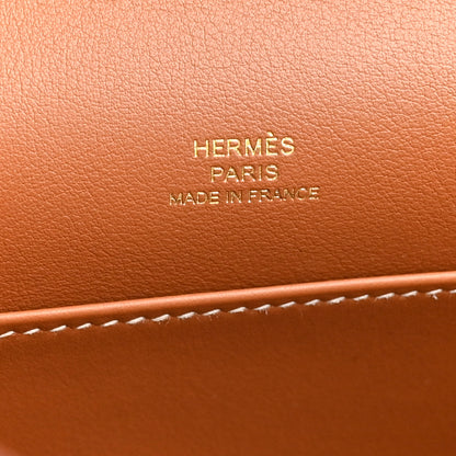 Hermes Swift Kelly Pochette Clutch Gold 9 of 14