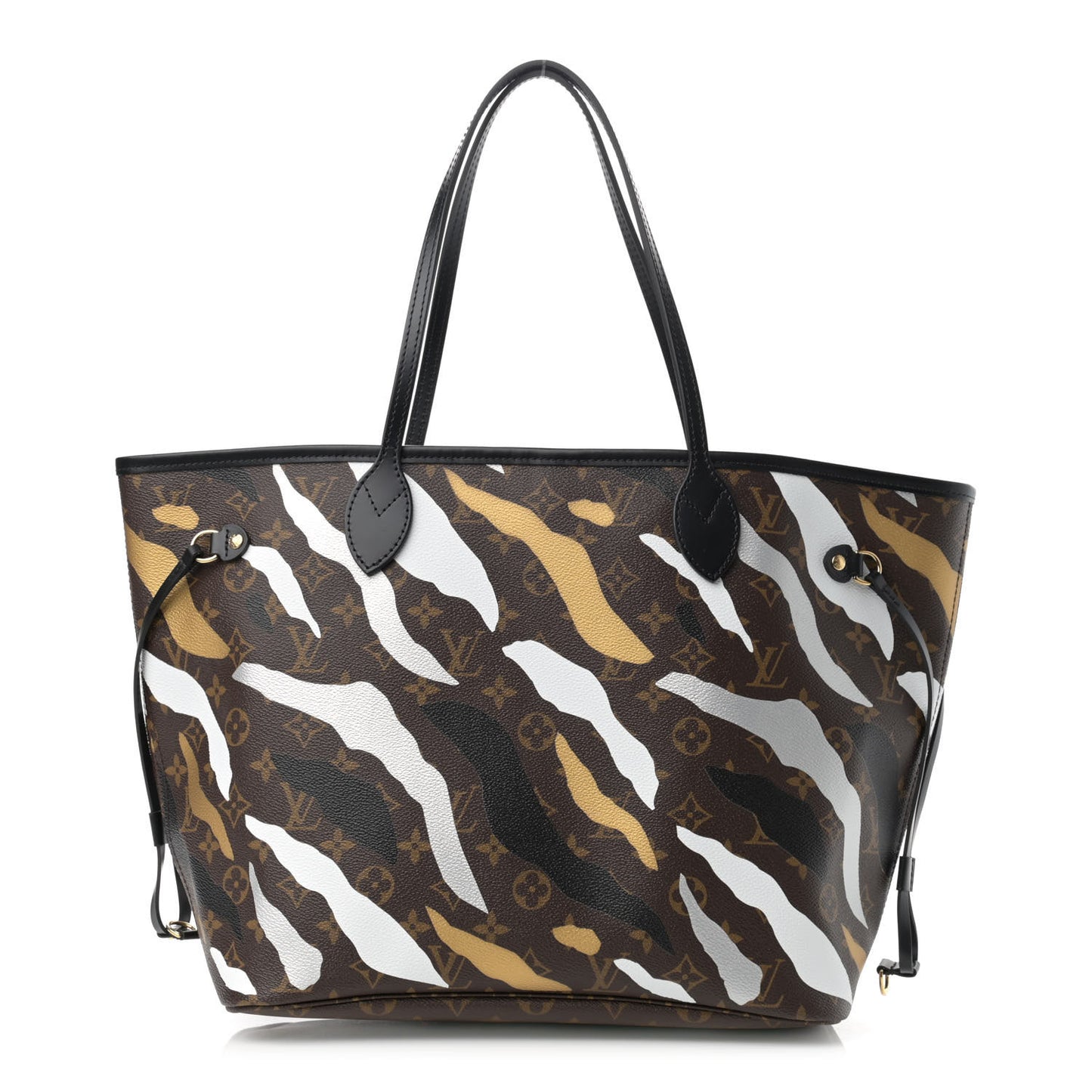 X LOL Monogram Neverfull MM Gold Silver